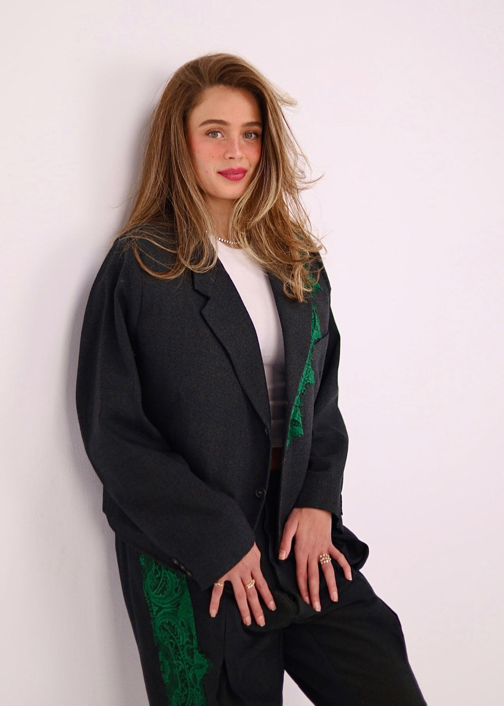 The GreenLine Lace Blazer